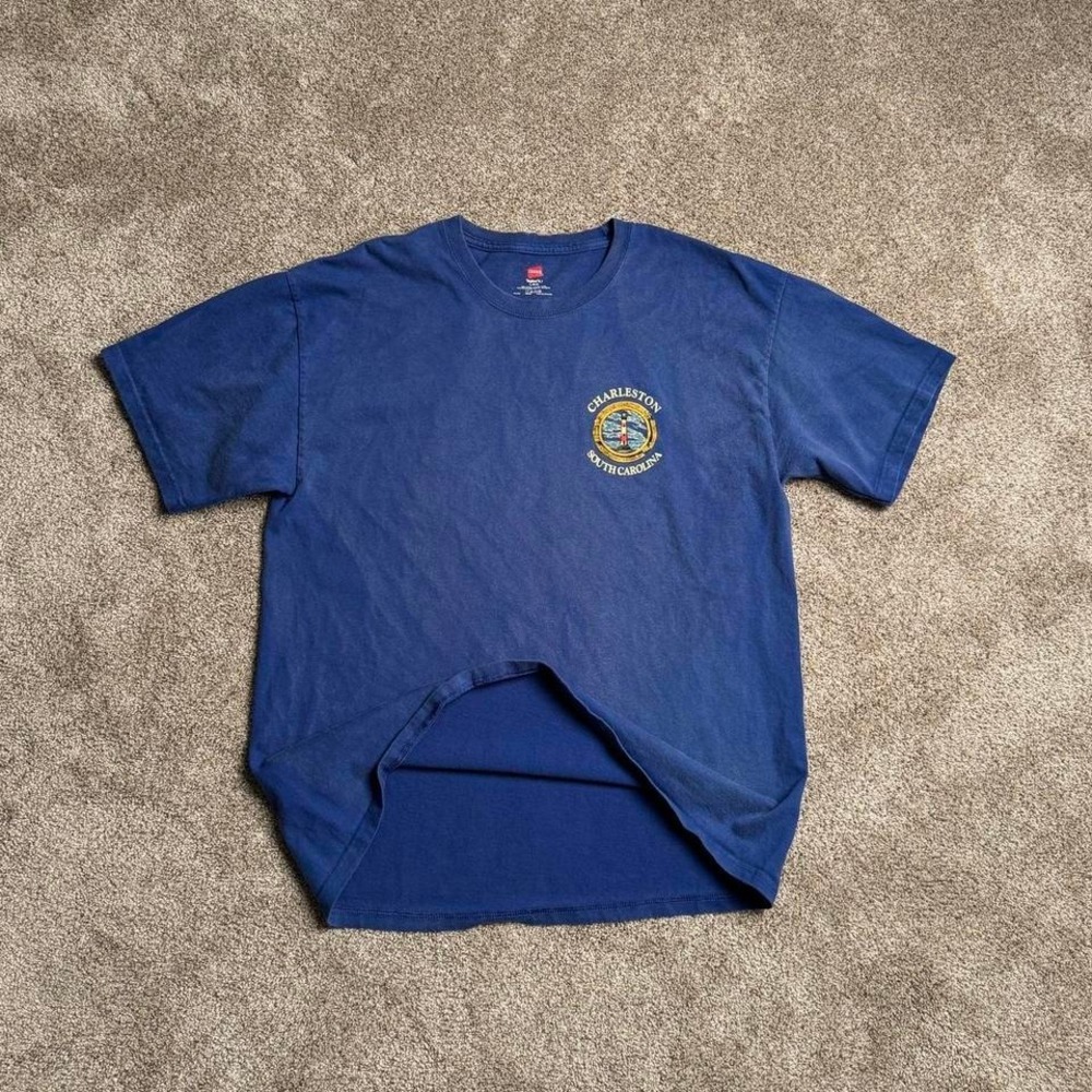 CHARLESTON SUNFADED GRAPHIC TEE